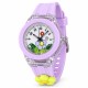 Детские часы Better 005 Flowers Purple-White с фиолетовым силиконовым ремешком и кварцевым механизмом