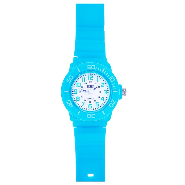 Детские часы Better 007 Light Blue-White голубые с силиконовым ремешком (артикул 1184-0061)