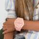 Детские часы Geneva 003 Gradient Light Pink с розовым силиконовым ремешком и кварцевым механизмом
