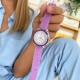 Детские часы Better 008 Shine Purple-White кварцевые для девочек с силиконовым ремешком