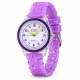Детские часы Better 008 Shine Purple-White кварцевые для девочек с силиконовым ремешком