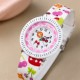 Детские часы Better 009 Fruits White-Pink с силиконовым ремешком и кварцевым механизмом