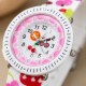 Детские часы Better 009 Fruits White-Pink с силиконовым ремешком и кварцевым механизмом