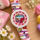 Детские часы Better 009 Rainbow Joy White-Red с кварцевым механизмом и силиконовым ремешком