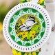 Дитячий годинник Better 009 Butterfly White-Green з кварцовим механізмом та силіконовим ремінцем