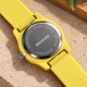 Дитячий годинник Better 003 Rainbow Yellow з різнокольоровим ремінцем та кварцовим механізмом