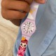 Дитячий годинник Better 012 Princess Purple-White з біло-бузковим силіконовим ремінцем