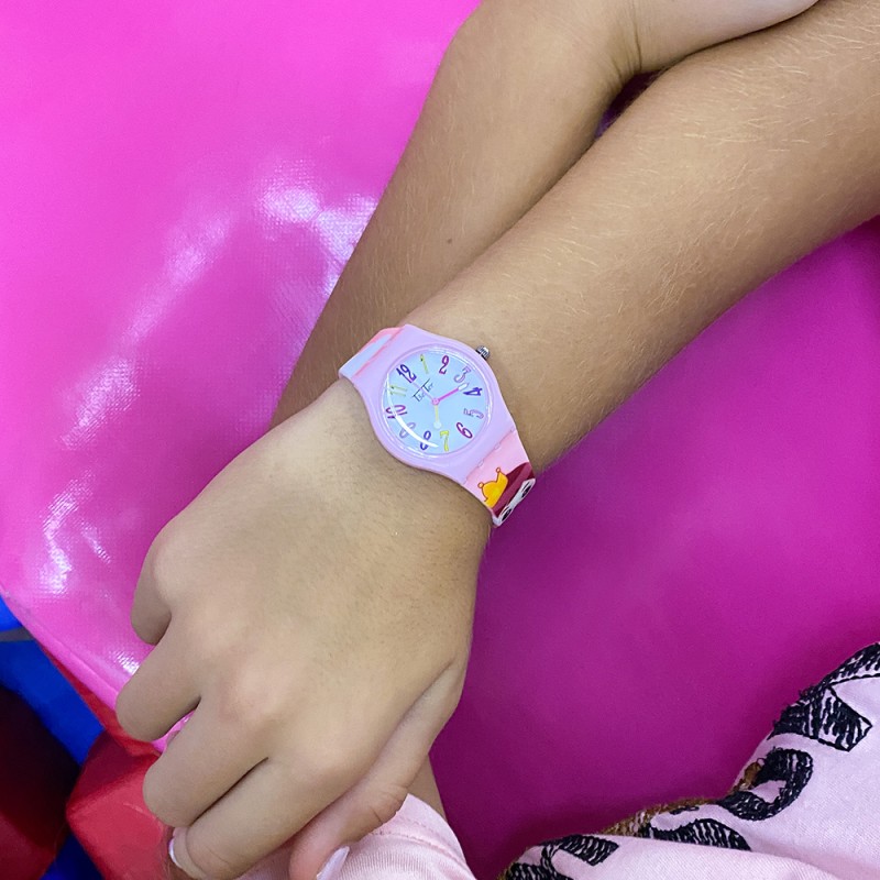 Дитячий годинник Better 012 Princess Light Pink-White кварцовий зі стрілочним циферблатом