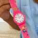 Дитячий годинник Better 012 Candy Pink-White кварцовий для дівчаток з силіконовим ремінцем