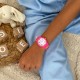 Дитячий годинник Better 012 Candy Pink-White кварцовий для дівчаток з силіконовим ремінцем