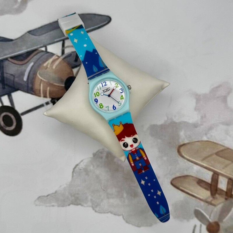 Детские часы Better 012 Prince Light Blue-White с силиконовым ремешком и кварцевым механизмом