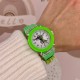 Детские часы Better 005 Crocodile Green-White с кварцевым механизмом и силиконовым ремешком