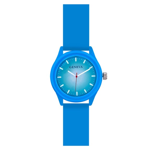 Детские часы Geneva 003 Gradient Blue с кварцевым механизмом и силиконовым ремешком