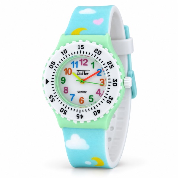 Детские часы Better 010 Sky Green-White в бело-зеленом цвете (SKU: 1184-0149)