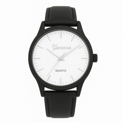 Годинник Geneva 0204 Black-White