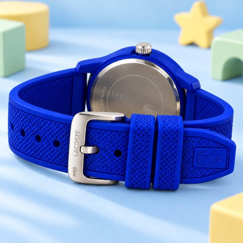 Мужские часы Lacoste 0207 Blue с полимерным корпусом и синим ремешком, SKU 1184-0311