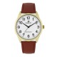 Наручные часы Perfect 431 Gold-White XXL в золотистом корпусе с белым циферблатом