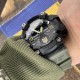 Чоловічий спортивний годинник Patriot 003AGUAGD Тризуб золото Зелені з комбінованим циферблатом