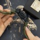 Чоловічий спортивний годинник Patriot 003AGUAGD Тризуб золото Зелені з комбінованим циферблатом