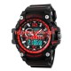 Мужские часы Awarder 012 Black-Red с индивидуальным дизайном, спортивные электронные корпус 52 мм