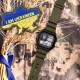 Наручний годинник Patriot 010AGUASI Тризуб срібло Зелений, тактичний електронний годинник 5 ATM