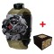 Годинник наручний Patriot 005CMGYSU ЗСУ Сірий камуфляж Паракордовий ремінець Army Green STOPPED