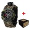 Годинник наручний Awarder 005CMGRSU ЗСУ Зелений камуфляж Паракордовий ремінець Camo Green + Коробка.