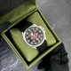 Мужские наручные часы Awarder 041 Embroidery Silver-Red Black 10ATM с сапфировым стеклом