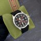 Мужские наручные часы Awarder 041 Embroidery Silver-Red Black 10ATM с сапфировым стеклом