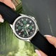 Мужские часы Awarder 041 Embroidery Silver-Green Black Battery 10ATM с сапфировым стеклом