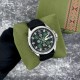 Чоловічий механічний годинник Awarder 040 Embroidery Silver-Green Black Automatic з сапфіровим склом 10ATM