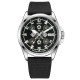 Чоловічий механічний годинник Awarder 040 Embroidery Silver-Army Green Black Automatic з сапфіровим склом 10ATM
