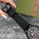Чоловічий механічний годинник Awarder 040 Embroidery Black-Red Black Automatic з сапфіровим склом 10ATM