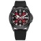 Годинник наручний Awarder 040 Embroidery Black-Red Black Automatic 10ATM