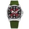 Годинник наручний Awarder 041 Embroidery Silver-Red Green  Battery 10ATM