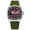 Годинник наручний Awarder 040 Embroidery Silver-Red Green  Automatic 10ATM