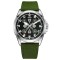 Годинник наручний Awarder 041 Embroidery Silver-Army Green Green  Battery 10ATM