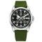 Годинник наручний Awarder 040 Embroidery Silver-Army Green Green  Automatic 10ATM