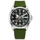 Мужские часы Awarder 040 Embroidery Silver-Army Green механика с автоподзаводом и сапфировым стеклом