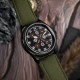 Мужские часы Awarder 040 Embroidery Black-Red Green Automatic с сапфировым стеклом и 10ATM