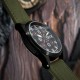 Мужские часы Awarder 040 Embroidery Black-Red Green Automatic с сапфировым стеклом и 10ATM