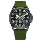 Мужские часы Awarder 041 Embroidery Black-Army Green с сапфировым стеклом и водозащитой 10ATM
