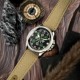 Мужские часы Awarder 041 Embroidery Silver-Green Khaki с сапфировым стеклом и водозащитой 10ATM