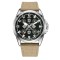 Годинник наручний Awarder 041 Embroidery Silver-Army Green Khaki Battery 10ATM