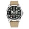 Годинник наручний Awarder 040 Embroidery Silver-Army Green Khaki Automatic 10ATM