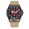 Годинник наручний Awarder 041 Embroidery Black-Red Khaki Battery 10ATM