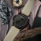 Мужские механические часы Awarder 040 Embroidery Black-Red Khaki Automatic 10ATM с сапфировым стеклом