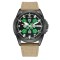 Годинник наручний Awarder 040 Embroidery Black-Green Khaki Automatic 10ATM