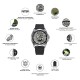 Мужские часы Awarder 040 Cossack Black-Black Automatic с сапфировым стеклом и защитой 10ATM