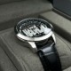 Мужские механические часы Awarder 043 Незламний Харків Silver-Black Automatic с сапфировым стеклом